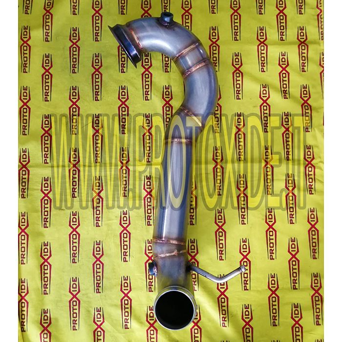 Exhaust downpipe Mercedes Benz A45 Amg 381hp no kat only free pipe without oversized catalyst stainless steel Engine downpipe...