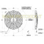 Increased fan for Sierra Cosworth 305mm water radiator