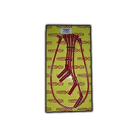 Aizdedzes sveču vadi Renault 5 GT sarkani vai melni ar augstu vadītspēju Specifiski automašīnai paredzēti aizdedzes sveču vadi