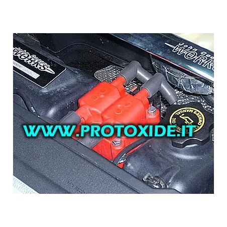 Sarkanā spirāle ar 4 izejām Elektroniskās aizdedzes un uzlabotās spoles