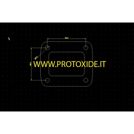 Brida T5 - T6 - T66 per turbo Flanges per Turbo, Downpipe i Wastegate