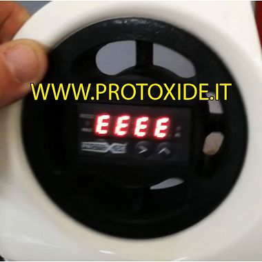 Suporte de instrumento de ventilação de ar Fiat 500 Abarth para 1 instrumento ProtoXide retangular Suportes de instrumentos e...