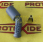 Hood and 45 degree male terminal with narrow head inside peg Hood and 45 degree male terminal with narrow head inside peg