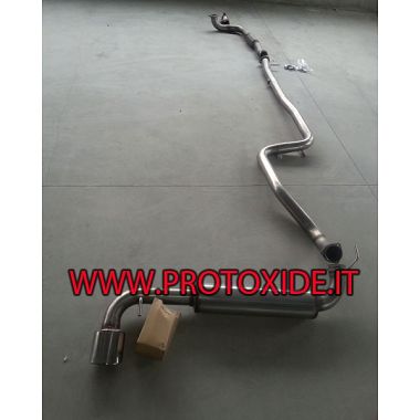 copy of Full Lancia Delta Muffler NO KAT 70mm Complete stainless steel exhaust systems