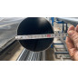 Tubo recto de acero inoxidable, diámetro exterior 114 mm, longitud 1 metro