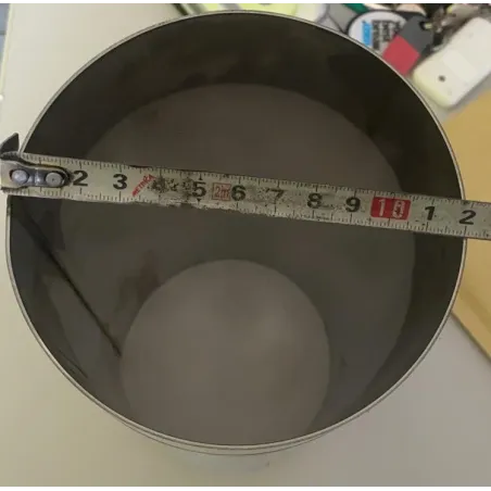 Raka rostfria rör ytterdiameter 120mm längd 28 centimeter KALENDERAD