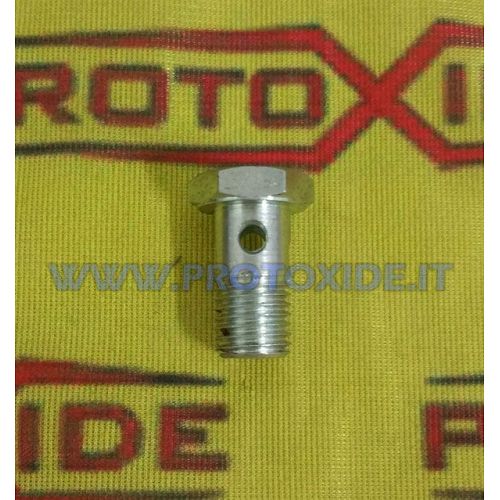 Vite cava forata per tubo mandata olio uscita olio turbina su monoblocco motore Fiat Uno Turbo - Fiat Punto GT Tubi olio e ra...