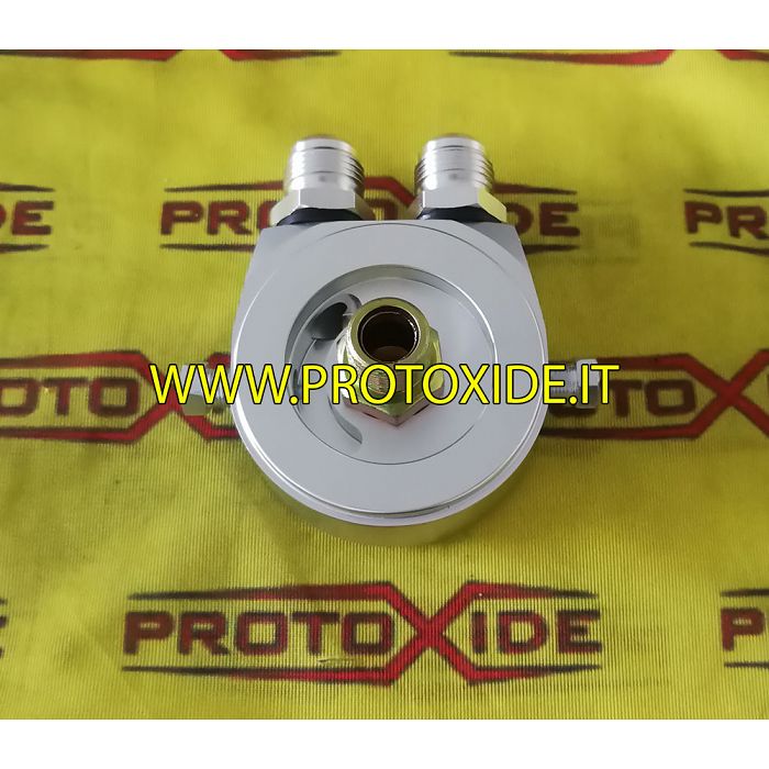 Adattatore sandwich per radiatore olio supporto filtro olio Universale Supporti filtro olio e accessori per radiatore olio sa...