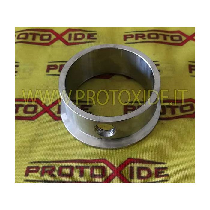 Turbo uitlaat v-band flens Garrett Gt1446 RVS downpipe ring uitlaat met lambdasonde bus