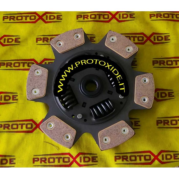 Disco frizione Lancia Delta Rame 6 placche con parastrappi ammortizzato Dischi frizione rinforzati Disco frizione Lancia Delta Rame 6 placche con parastrappi ammortizzato Dischi frizione rinforzati