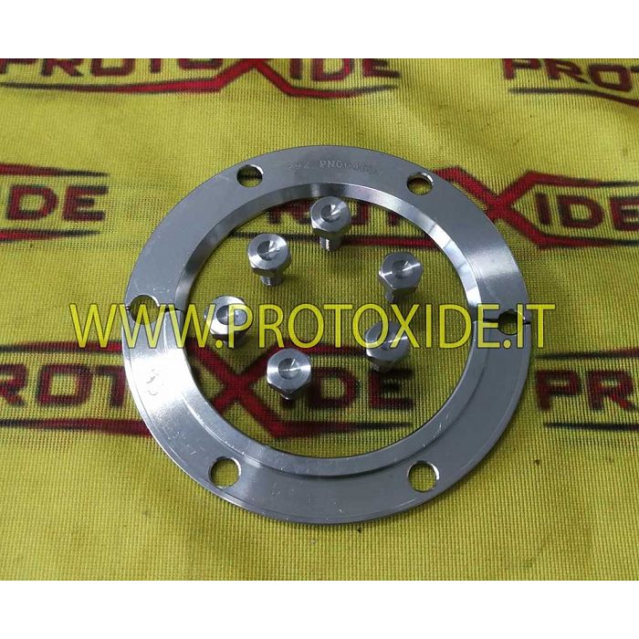 Fermi ghiere di fissaggio corasse turbocompressore chiocciola di scarico semilune TialSport Chiocciole scarico turbo speciali Fermi ghiere di fissaggio corasse turbocompressore chiocciola di scarico semilune TialSport Chiocciole scarico turbo speciali