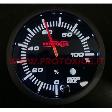 Indicator manometru procent % deschidere clapetei sau alt semnal 0-5 volți rotund 60 mm 60 mm rotund Instrumente