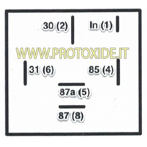 Relé de impulsos 12v control negativo o positivo DC 01170716