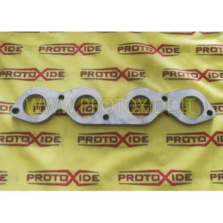 Flange coletor de escape Lancia Delta 2000 1600 8V aço Flanges coletor de escape