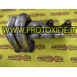 Collecteur d'échappement en acier Turbo Transformation Fiat Panda et Fiat 500 1200- Pompier turbo position haute Collecteur d'échappement en acier Turbo Transformation Fiat Panda et Fiat 500 1200- Pompier turbo position haute
