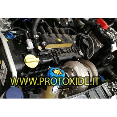Collettore scarico acciaio Trasformazione Turbo Fiat Panda - Fiat 500 1200 motore Fire posizione turbo alta Collettori scaric...