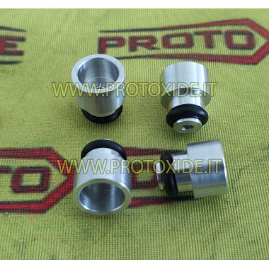 Aluminium Bosch injector injector spacers + 12mm verlengadapters Afstandhouders Adapters en bedrading Injectoren