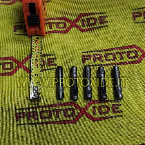 Studs 8mm x 1.25 for collectors and turbines 5pz Nuts, Prisoners and Special Bolts
