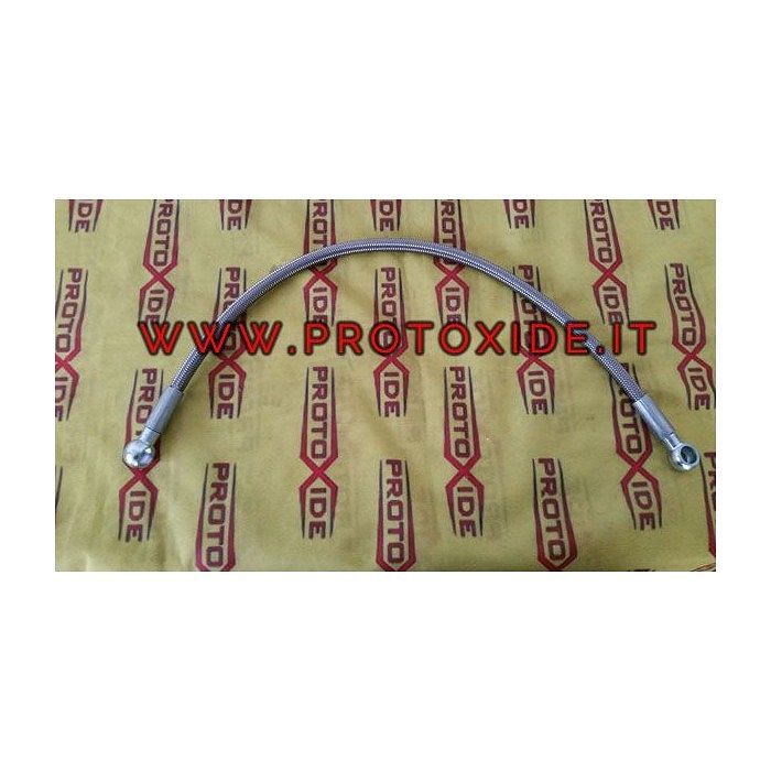 Turbo oil delivery pipe Fiat 500, Grande Punto Abarth T-jet 1.4 turbo original IHI, Gt1446 - TD04 WITH OIL RADIATOR