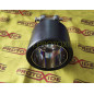 102mm carbon round end cap edged and cut inclined for 63mm exhaust pipe