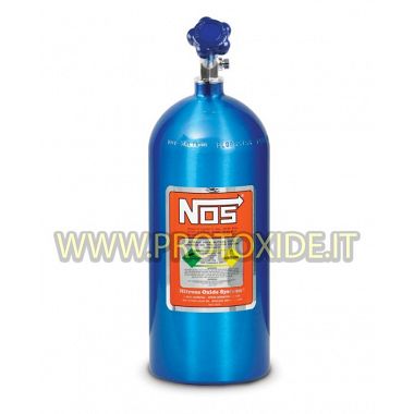 Nitrous oxide cylinder NOS orignal USA aluminium 4,5 kg EMPTY Cylindre til dinitrogenoxid