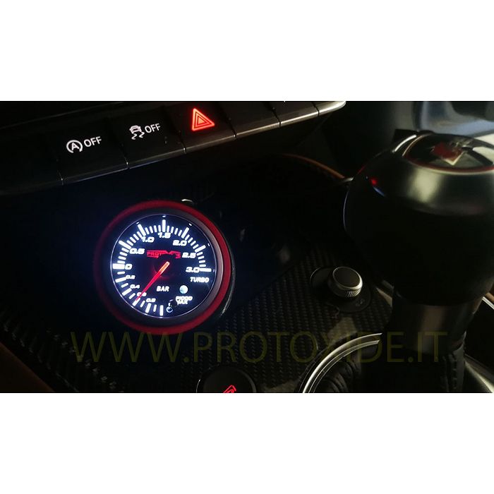 Audi TT- TTRS gauge holder hole 52-60mm for pressure gauge with red ring Instrument holders and frames for instruments