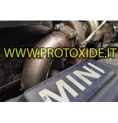 داونبايب عادم ميني كوبر R53 مُحوَّل إلى توربو GT28 - TD04 مع مشعب عادم مرتفع من ProtoXide داونبايب لمحركات التوربو...