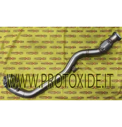 Downpipe de escape ampliado Fiat Coupé 2000 20v Turbo GT28 GTX28 acero inoxidable largo Downpipe motores turbo de gasolina