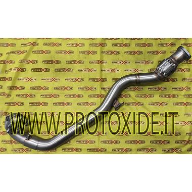 Lange RVS uitlaat downpipe Fiat Coupè 2000 20v Turbo GT28 -GTX28 Downpipe turbo benzinemotoren