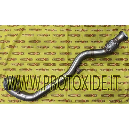 Oversized exhaust downpipe Fiat Coupe 2000 20v Turbo GT28 GTX28 long stainless steel Downpipe for gasoline turbo engines