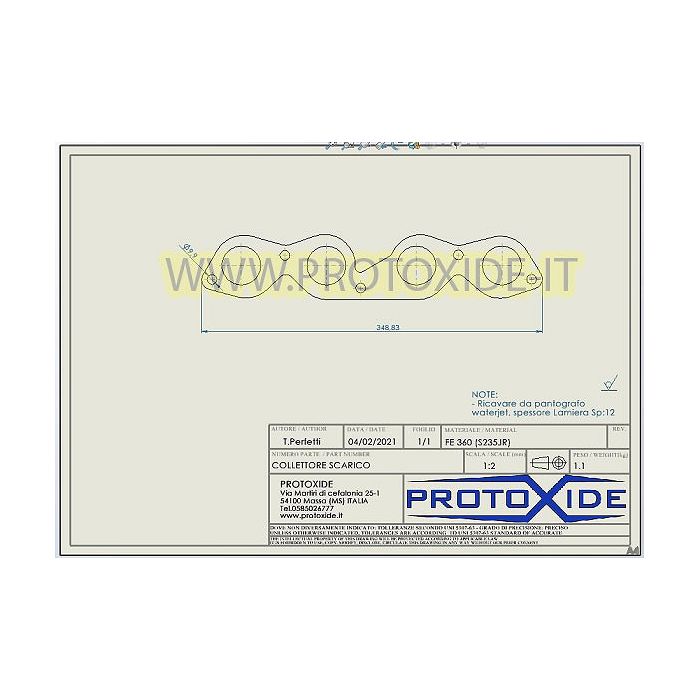 File digitale disegno nostre flange