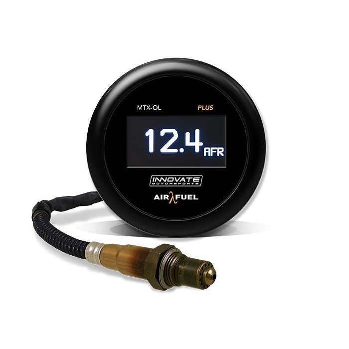 Sonde stœchiométrique de carburation AirFuel Wideband AFR DIGITAL DISPLAY logiciel rond 52mm Carburation au carburant