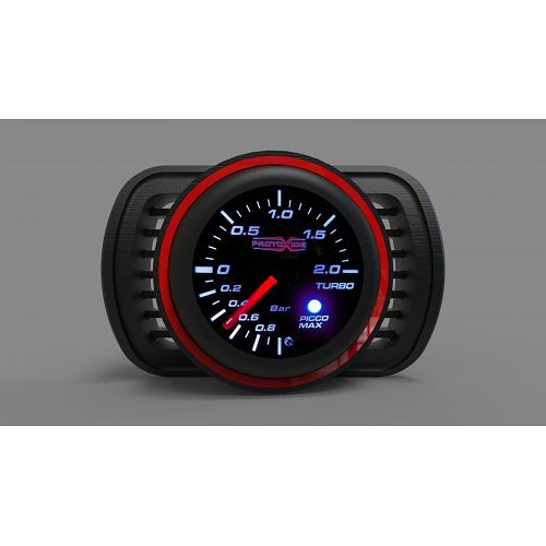 Suport manòmetre Audi A3 S3 8L 1800 20v Turbo amb broquet d'aire forat de 52 mm per manòmetre d'anell vermell