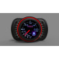 Suporte de manômetro turbo Audi A3 S3 8L 1800 20v com bico de ar furo de 52 mm para manômetro de anel vermelho Suporte de manômetro turbo Audi A3 S3 8L 1800 20v com bico de ar furo de 52 mm para manômetro de anel vermelho
