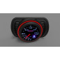 Audi A3 S3 8L 1800 20v Turbo Държач за манометър с въздушна дюза с отвор 52 mm за манометър с червен пръстен Audi A3 S3 8L 1800 20v Turbo Държач за манометър с въздушна дюза с отвор 52 mm за манометър с червен пръстен