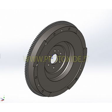 Vienas masas tērauda spararata komplekts ar pastiprinātu sajūgu Ford Focus 1600 16v Turbo MK3 150-182zs Tērauda spararata kom...