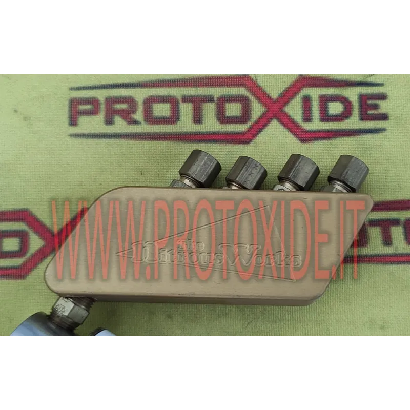 Blok rozdzielacza Podtlenek azotu 4-1 Podtlenek azotu lub benzyna z WENTYLATOREM Blok rozdzielacza Podtlenek azotu 4-1 Podtlenek azotu lub benzyna z WENTYLATOREM