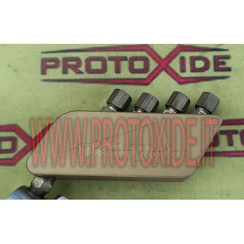 Distributor block Nitrous oxide 4-1 Nitrous Works gas or petrol with FAN Spare parts for nitrous oxide systems