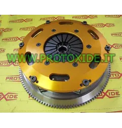 Enkelvoudige stalen vliegwielset met versterkte koperen dubbele plaatkoppeling voor Fiat 500 Punto Panda 1300 JTD MJET 75-95 pk