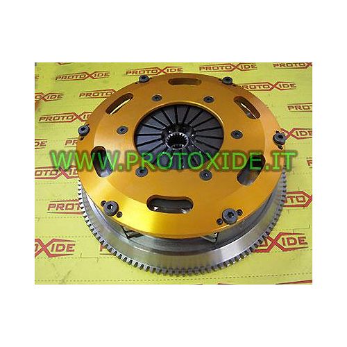 Kit volant moteur monomasse en acier avec embrayage double disque en cuivre renforcé Fiat 500 Punto Panda 1300 JTD MJET 75-