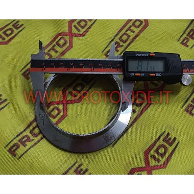 Brida de banda en V anell d'escapament per a sortida de baixada del silenciador d'acer inoxidable Volkswagen Golf 7 GTi R Fla...