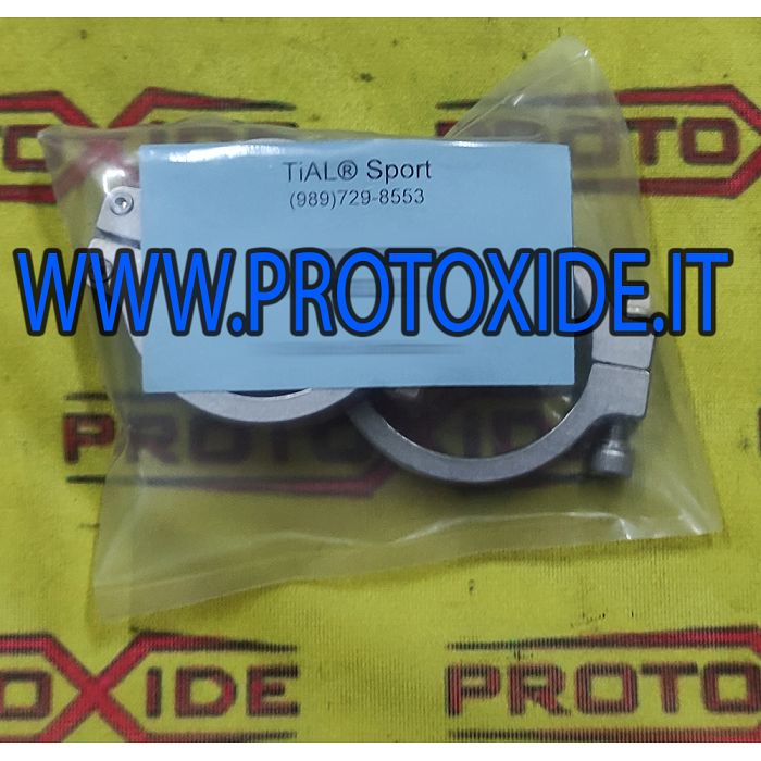 Abrazadera de banda en V para válvula de descarga INLET Tial MVS 38 Corbatas y anillos V-Band Abrazadera de banda en V para válvula de descarga INLET Tial MVS 38 Corbatas y anillos V-Band