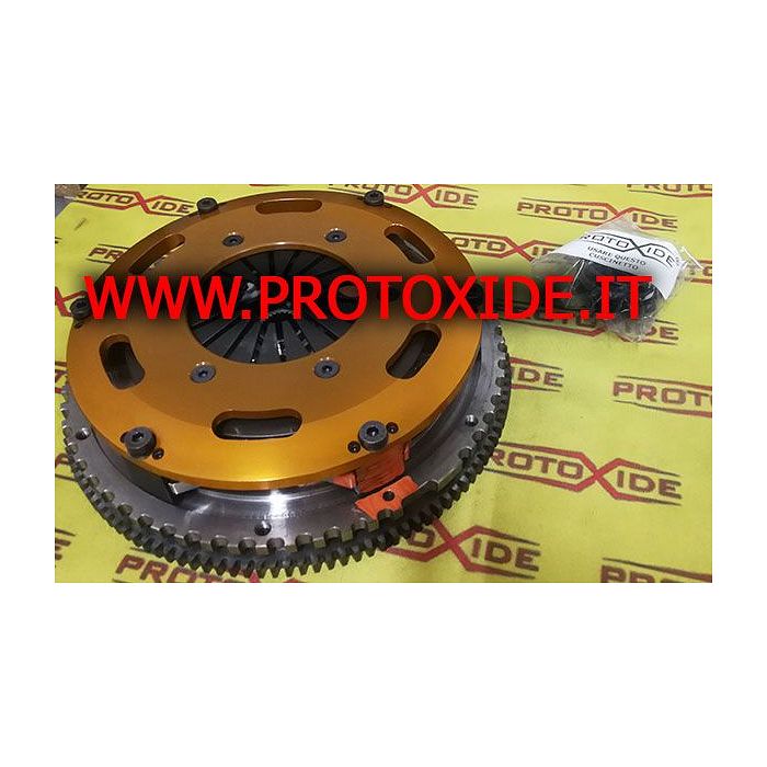 Steel flywheel with reinforced copper single-disc clutch Ergal Renault 5 GT Turbo phase 1-2 Steel flywheel kit with reinforce...