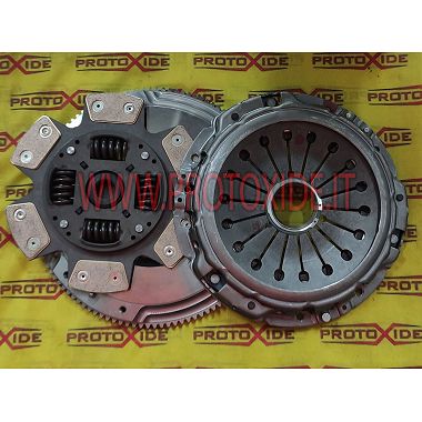 Reinforced copper clutch kit with steel flywheel for Fiat Coupe 2.000 20v turbo Steel flywheel kit complete with reinforced c...