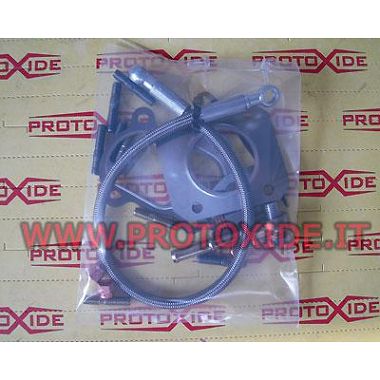 Kit de conexões e mangueiras Fiat Coupe 2000 16v turbo GT28 GTX28 Mangueiras de óleo e conexões para turbocompressores