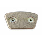 Placchette in rame speciale a singola raggiatura 2 pezzi