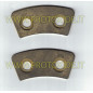 Placchette in rame speciale a doppia raggiatura 2 pezzi "banana" Placchette in rame speciale a doppia raggiatura 2 pezzi "banana"