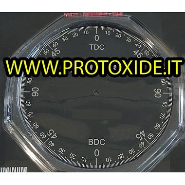 Gegradueerde schijf voor nokkenas timing - 170 mm motor - 180 mm gradenboog Specifieke tooling