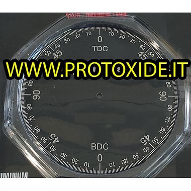Graduated disc for cam timing - 170mm motor - 180mm protractor Specific tooling Workshop