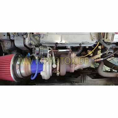 Ocelové výfukové potrubí Turbo Transformation Fiat Punto a Fiat Grandepunto 1200 8v Fire engine Ocelové rozdělovače pro turbo...